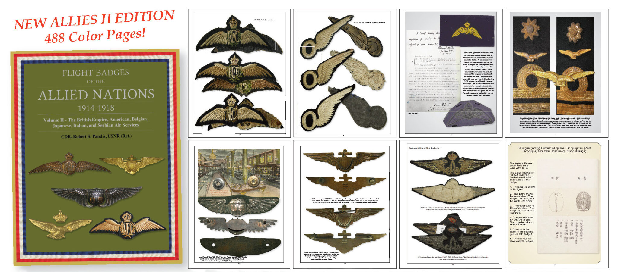 Aviation Flight Badges of World War One Lombardy Studios