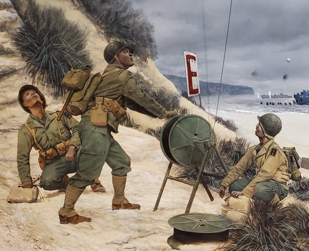 320th Barrage Balloon Battalion, the only African American unit in the first wave at Omaha Beach.
