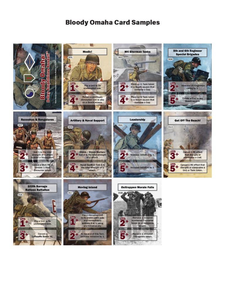 Omaha Beach Minigame Card Samples 092125a