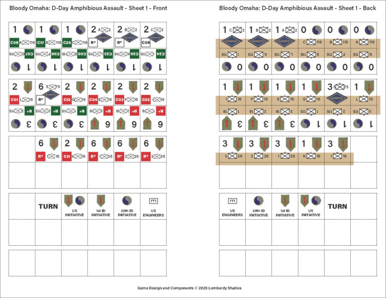 Omaha Beach three-quarter inch markers for playtest v6 042125b